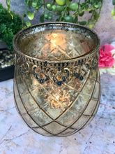 Charger l'image dans la galerie, Moroccan Lantern Candle Glass Tealight Holder Decor Home Lighting-OsirisTradingUK