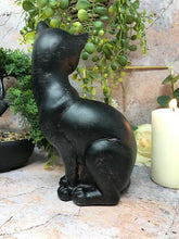 Charger l'image dans la galerie, Figurine décorative de chat noir effet antique, cadeau idéal pour les amoureux des chats