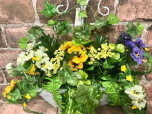 Load image into Gallery viewer, Artificial Flowers Hanging Basket Garden Decoration Outdoor Flower Arrangement