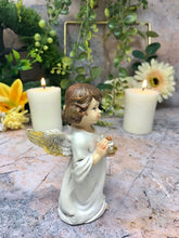 Load image into Gallery viewer, Guardian Angel Figurine Cherub Holding Candle Statue Ornament Sculpture-Collectables:Fantasy, Myth & Magic:Mythical Creatures:Angels-OsirisTradingUK