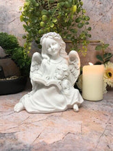 Charger l'image dans la galerie, Guardian Angel Figurine Cherub Reading Book Statue Ornament Sculpture Gift-Collectables:Fantasy, Myth & Magic:Mythical Creatures:Angels-OsirisTradingUK