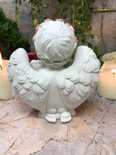 Load image into Gallery viewer, Guardian Angel Holding Book Figurine Cherub Statue Peace Love Dream Figurine-Collectables:Fantasy, Myth & Magic:Mythical Creatures:Angels-OsirisTradingUK