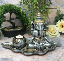 Load image into Gallery viewer, Buddha Ganesh Candle Holder Ornament Feng Shui Statue Oriental Home Decoration-OsirisTradingUK