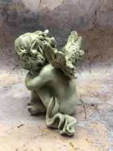 Load image into Gallery viewer, Guardian Angel Cherub Statue Resin Grave Garden Ornament Graveside Figure