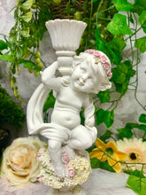 Load image into Gallery viewer, Guardian Angel Figurine Cherub Candle Holder Statue Ornament Sculpture Gift-Collectables:Fantasy, Myth & Magic:Mythical Creatures:Angels-OsirisTradingUK