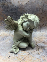 Load image into Gallery viewer, Guardian Angel Cherub Statue Resin Grave Garden Ornament Graveside Figure