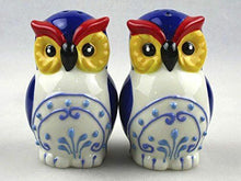 Load image into Gallery viewer, Novelty Ceramic Owls Salt and Pepper Shakers