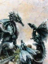 Load image into Gallery viewer, MOTHER AND BABY DRAGON FIGURINE STATUE ORNAMENT SCULPTURE