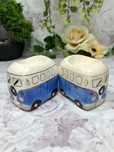 Load image into Gallery viewer, Pair of Campervan Egg Cups Camper Van Enthusiast Ideal Gift