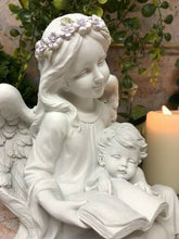 Charger l'image dans la galerie, Guardian Angel Figurine Cherub Reading Book Statue Ornament Sculpture Gift-Collectables:Fantasy, Myth & Magic:Mythical Creatures:Angels-OsirisTradingUK