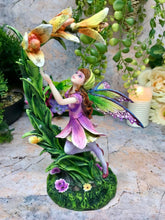Load image into Gallery viewer, Standing Flower Fairy Statue Mythical Creatures Figure Sculpture Ornament Gift-OsirisTradingUK