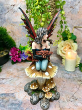 Load image into Gallery viewer, Fairy with Dragon Companion Figurine Statue Ornament