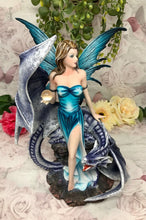 Load image into Gallery viewer, Large Fairy and Dragon Companion Sculpture Statue Mythical Creatures Figure Gift-OsirisTradingUK