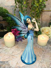 Charger l'image dans la galerie, Water Fairy Holding Pearl Figurine Fantasy Fairies Figure Mythical Sculpture-OsirisTradingUK