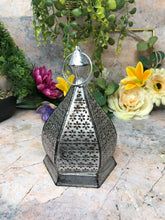 Load image into Gallery viewer, Moroccan Style Metal Lantern for LED Tea Light Candle Holders-OsirisTradingUK