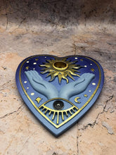 Load image into Gallery viewer, Praying Hands Incense Cone Altar Wiccan Cone Incense Burner Sun New Age-OsirisTradingUK