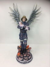 Load image into Gallery viewer, Firefighter Guardian Angel Figurine Statue Fireman Sculpture Figure Fire Fighter-OsirisTradingUK