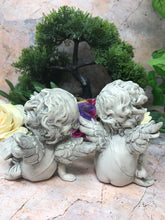 Load image into Gallery viewer, Pair of Guardian Angel Figurine Cherubs Statue Ornament Sculpture Statue Figures-Collectables:Fantasy, Myth & Magic:Mythical Creatures:Angels-OsirisTradingUK