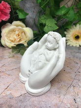 Load image into Gallery viewer, Beautiful Baby Resting in Hand Angel Cherub Ornament Mothers Grandma Gift-Home, Furniture & DIY:Home Décor:Sculptures & Figurines-OsirisTradingUK