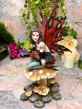 Load image into Gallery viewer, Fairy with Dragon Companion Figurine Statue Ornament
