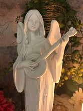 Load image into Gallery viewer, Guardian Playing Musical Instrument Angel Figurine Cherub Statue Sculpture-Collectables:Fantasy, Myth & Magic:Mythical Creatures:Angels-OsirisTradingUK
