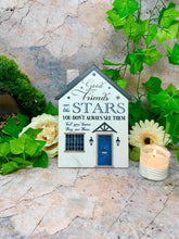 Charger l'image dans la galerie, Motivational Porcelain Plaque Good Friends are Like Stars Inspiring Wall Decor-OsirisTradingUK