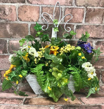 Load image into Gallery viewer, Artificial Flowers Hanging Basket Garden Decoration Outdoor Flower Arrangement