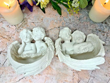 Laden Sie das Bild in den Galerie-Viewer, Pair of Guardian Angels Figurine Cherubs Statue Ornament Sculpture Statue Gift-Collectables:Fantasy, Myth & Magic:Mythical Creatures:Angels-OsirisTradingUK