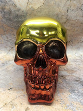 Load image into Gallery viewer, Red and Yellow Skull Ornament Figure Skulls Collection Sculpture Gothic Decor-OsirisTradingUK
