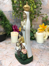Load image into Gallery viewer, Blessed Virgin Mary Our Lady of Fatima with Children Statue Ornament Figurine-OsirisTradingUK