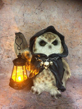 Load image into Gallery viewer, Mystical Owl Sculpture Figurine Statue Owls Collectables LED Light Lantern-OsirisTradingUK