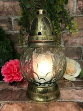 Load image into Gallery viewer, Round Candle Holder Design Religious Grave Garden Decoration Memorial Ornament