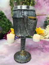 Load image into Gallery viewer, Knight Helmet Goblet Templar Chalice Crusader Gothic Decor Medieval Style-OsirisTradingUK