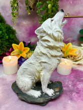 Load image into Gallery viewer, Novelty Howling Wolf Figurine Statue Ornament-OsirisTradingUK