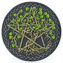 Load image into Gallery viewer, Tree Of Life Pentagram Wall Plaque Wicca Pagan Altar Decor Protection-OsirisTradingUK