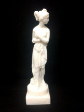 Load image into Gallery viewer, Alabaster Female Maiden Sculpture Art Statue Home Decoration Human Form Ornament