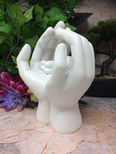 Load image into Gallery viewer, Beautiful Angel Cherub Resting in Hands Ornament Mothers Nana Grandma Present