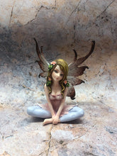 Load image into Gallery viewer, Pink Flower Fairy Figurine Mythical Statue Fantasy Ornament Fairies Collection