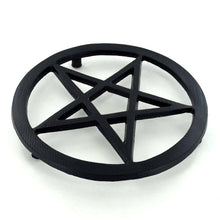 Load image into Gallery viewer, Pentagram Trivet Metal Cooling Surface Protector Pagan Kitchen Worktop-OsirisTradingUK