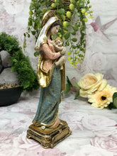 Laden Sie das Bild in den Galerie-Viewer, Virgin Mary Holding Baby Jesus Sculpture Statue Religious Catholic Figurine-OsirisTradingUK