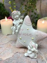 Load image into Gallery viewer, Guardian Angel Figurine Cherub Star Statue Ornament Sculpture Gift-Collectables:Fantasy, Myth & Magic:Mythical Creatures:Angels-OsirisTradingUK