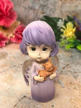 Load image into Gallery viewer, Mythical Creature Girl Angel with Fawn Faun Figurine Fantasy Forest Childen-OsirisTradingUK