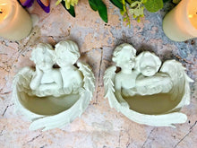 Laden Sie das Bild in den Galerie-Viewer, Pair of Guardian Angels Figurine Cherubs Statue Ornament Sculpture Statue Gift-Collectables:Fantasy, Myth & Magic:Mythical Creatures:Angels-OsirisTradingUK