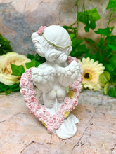 Load image into Gallery viewer, Guardian Angel Figurine Cherub with Roses Statue Ornament Cherubs Sculpture