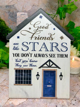 Charger l'image dans la galerie, Motivational Porcelain Plaque Good Friends are Like Stars Inspiring Wall Decor-OsirisTradingUK