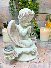 Load image into Gallery viewer, Guardian Angel Figurine Praying Cherub Candle Holder Statue Ornament Sculpture-Collectables:Fantasy, Myth & Magic:Mythical Creatures:Angels-OsirisTradingUK