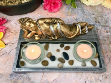Charger l'image dans la galerie, Buddha Candle Holder Ornament Incense Burner Feng Shui Statue Oriental-OsirisTradingUK