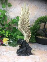 Load image into Gallery viewer, Dark Gothic Fallen Angel of Death Sculpture Mythical Occult Grim Reaper Statue-OsirisTradingUK
