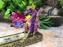 Charger l'image dans la galerie, Celtic Design Dragon Incense Holder Gothic Ornament Dragons Collection-OsirisTradingUK