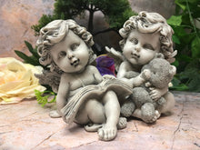 Load image into Gallery viewer, Pair of Guardian Angel Figurine Cherubs Statue Ornament Sculpture Statue Figures-Collectables:Fantasy, Myth & Magic:Mythical Creatures:Angels-OsirisTradingUK